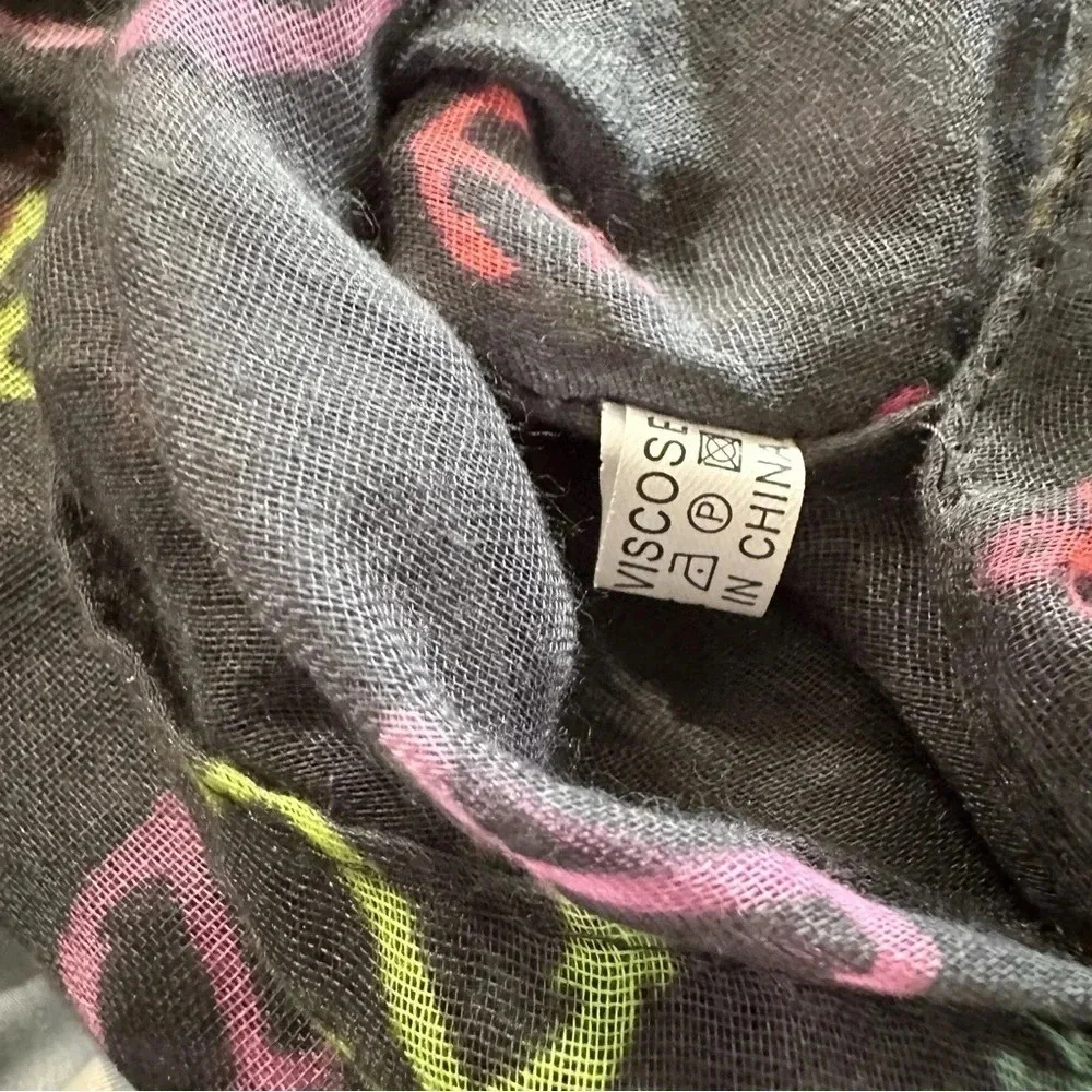Women's grey anchor light weight infinity scarf